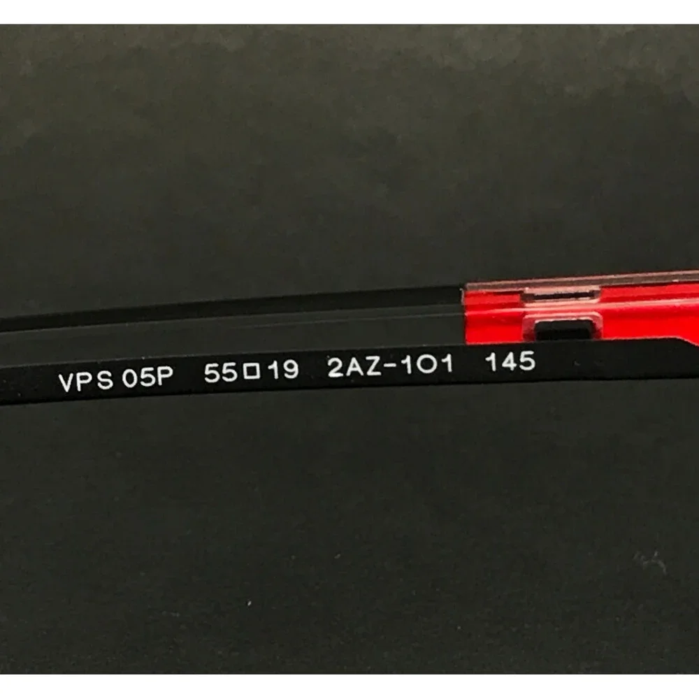 Prada Linea Rossa Eyeglasses Frames VPS05P 2AZ-1O1 Crystal Black 55-19-145